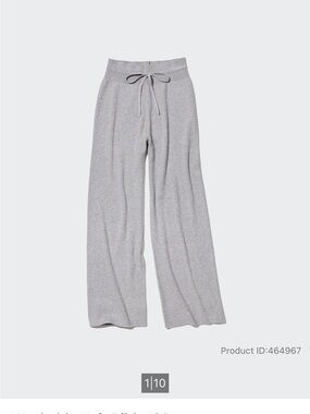 UNIQLO WASHABLE KNITTED RIBBED PANTS SZ M